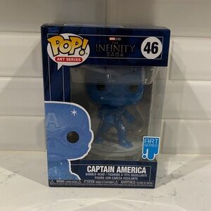 Captain America Art Series Marvel Funko Pop